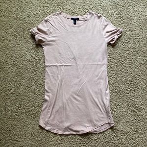 Forever 21 pink t-shirt dress (size S)